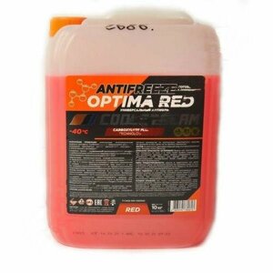 Антифриз COOLSTREAM OPTIMA RED Carboxylate Plus, 10 кг, красный, универсальный, CS-010703-RD