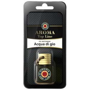 AROMA TOP LINE Ароматизатор для автомобиля 3D Aroma №9 Armani Aqua di Gio 6 мл специальный