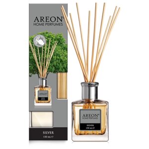 Ароматизатор AREON флакон 150мл HOME perfume sticks LUX 150 ML silver