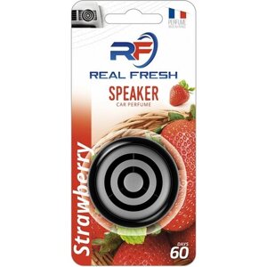 Ароматизатор для автомобиля Air freshener REAL FRESH SPEAKER (Strawberry / Клубника)