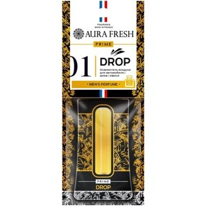 Ароматизатор подвесной картонный "AURA FRESH PRIME drop № 1"DIOR EAU sauvage) aura fresh 23309
