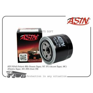 ASIN asinfl2474 фильтр масляный hyundai (solaris RB) (sonata tagaz, NF, YF) (accent tagaz, MC) (elantra tagaz, XD, HD) (getz TB) KIA