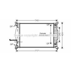 AVA AI2202 Радиатор системы охлаждения