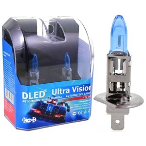 Автомобильные лампы H1 4300K DLED "Ultra Vision"2 лампы)