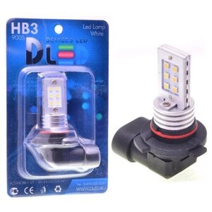 Автомобильные светодиодные лампы HB3 9005 12 SMD 2323 (2шт.)