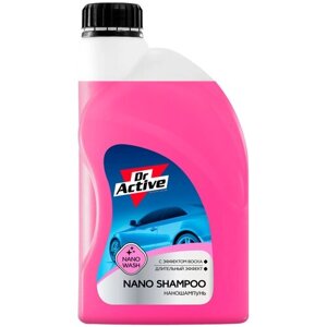 Автошампунь Dr. Active "Nano Shampoo" для ручной мойки автомобиля, концентрат 1 л
