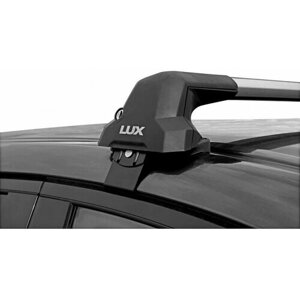 Багажник LUX CITY (серый) на Nissan Wingroad III (Y12) 2005-2018 гладкая крыша КА3 LUX AD-06n арт. 601645-601126