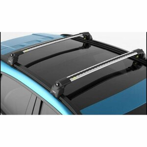 Багажник на крышу Лексус RX 2016-2022 на рейлинги, Turtle Air-2