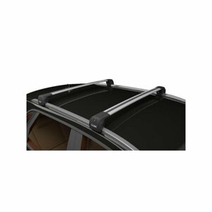 Багажник на крышу LUX Скаут-2 крыловидные дуги на Форд Фокус 3 2011-2019