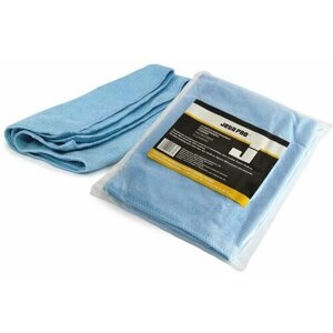 Cалфетка полировальная JETA PRO MICROFIBER CLEANING многоразовая, микрофибровая, голубая 32х36 см, 3 шт