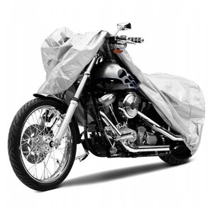 Чехол дождевик для мотоцикла и велосипеда (L-215*93*124см, серый)