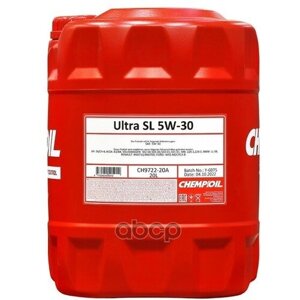 Chempioil 5W-30 ultra sl sn/ ch-4, A3/ B4 20л (синт. мотор. масло)