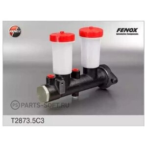 Цилиндр тормозной УАЗ (главный) с/о в сборе (с 2-мя бачками) FENOX" FENOX T2873.5C3 | цена за 1 шт