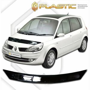 Дефлектор капота для Renault Scenic II 2006 Classic черный