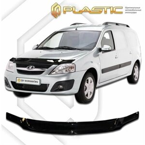 Дефлектор капота для ВАЗ Lada Largus Фургон 2012-2021 Classic черный