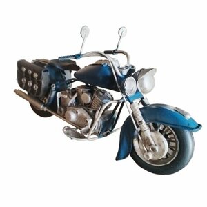 Декоративная модель мотоцикла "Harley Davidson", синий