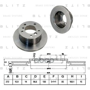 Диск Тормозной Mercedes Sprinter 95-Vw Lt 28-46 96- Blitz арт. BS0119