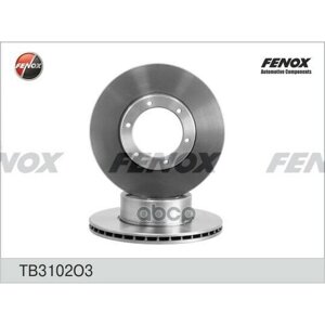 Диск Тормозной Вентил. D 100 Мм. Газ 3302 Газель Tb3102o3 FENOX арт. TB3102O3