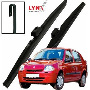 Дворники Renault Symbol (1) LB0P Рено Симбол 1999-2000 2001 2002 Щетки стеклоочистителя зимние LYNXauto 530мм-450мм к-т 2 шт.