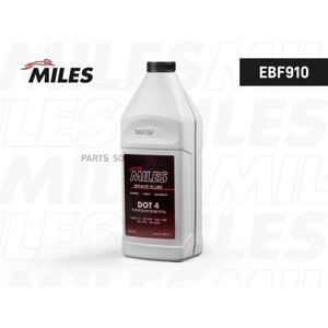 Ebf910 Жидкость Тормозная Miles Dot 4 0,850Л Brake Fluid Miles арт. EBF910