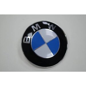 Эмблема 82 мм значок на капот и багажник BMW ABS пластик