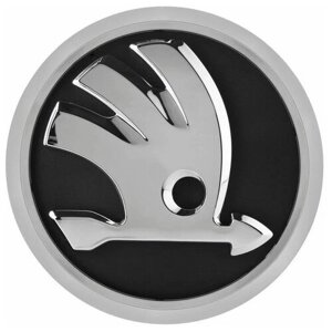 Эмблема капота и крышки багажника Skoda 89 мм