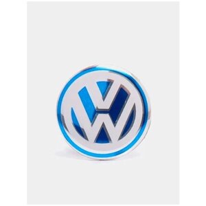 Эмблема Volkswagen на ключ зажигания, синий, 14 мм
