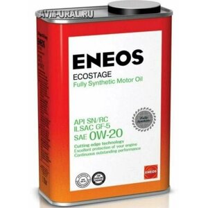 ENEOS 8801252022015 ENEOS ecostage 100% synt. SN 0W20 1л