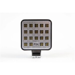Фара LED mini 84*84*20мм, 12-24V, 19 светодиодов, рассеиваемый свет