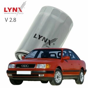 Фильтр масляный Audi 100 (4) / Ауди 100 1990 1991 1992 1993 1994 1995 V2.8 AAH / 1шт LYNXauto