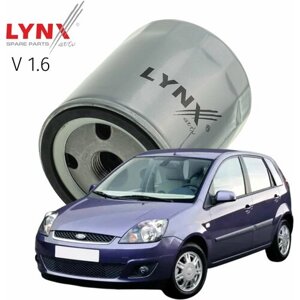 Фильтр масляный Ford Fiesta (5) / Форд Фиеста 2001 2002 2003 2004 2005 V1.6 FYJA, FYJB / 1шт LYNXauto