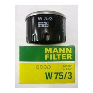 Фильтр Масляный Renault Logan/Clio/Megane/Laguna MANN-FILTER арт. W753