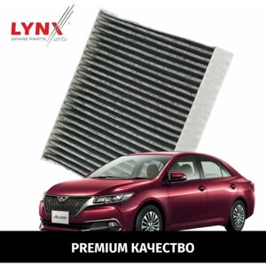 Фильтр салонный угольный Toyota Allion (2) T260 / Тойота Аллион 2007 2008 2009 2010 2011 2012 2013 2014 2015 2016 / 1шт LYNXauto