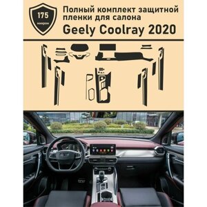 Geely Coolray (2020) полный комплект защитных пленок для салона