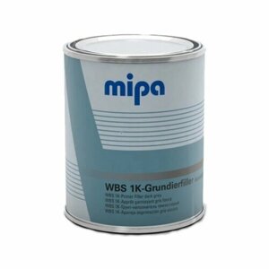 Грунт наполнитель MIPA 1K WBS + изолятор на водной основе, темно-серый, 1 л