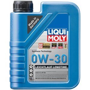 HC-синтетическое моторное масло LIQUI MOLY Leichtlauf Longtime 0W-30, 1 л