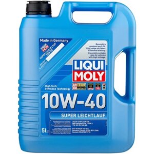 HC-синтетическое моторное масло LIQUI MOLY Super Leichtlauf 10W-40, 5 л