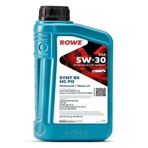 HC-синтетическое моторное масло ROWE Hightec Synt RS SAE 5W-30 HC-FO, 1 л, 1 шт.