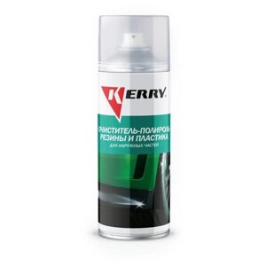 KERRY Очиститель-полироль для резины и пластика, 0.52 л