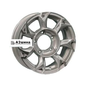 Колесный диск Khomen Wheels KHW1505 (Jimny) 5,5x15 5x139,7 D108,1 ET5 F-Silver-FP