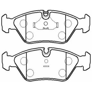 Колодки тормозные дисковые передние БМВ HP9332