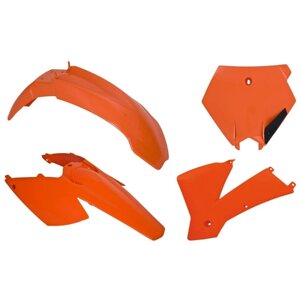 Комплект пластика KTM SX-SXF250-450 03 # SX-SXF125-250-400-450-520-525 04 # EXC-EXCF 04 оранжевый