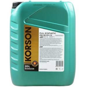 Korson KS00234 0W-30 FULL synthetic FD C2 20л (синт. мотор. масло.)