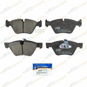 Korwin KWBP0043 колодки тормозные перед. BMW 3 (E90) 04-5 (E60) 01-X1 (E84) 09-