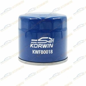 KORWIN KWFB0018 Фильтр масляный Chevrolet Aveo 08-Cobalt 14-Spark 10-Daewoo Gentra 13-
