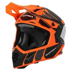 Кроссовый шлем acerbis X-TRACK 22-06, orange-fluo/black M