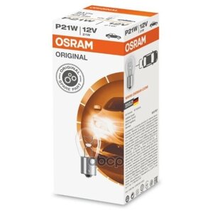 Лампа 12v P21w 21w Ba15s Osram Original Line 1 Шт. Картон 7506 Osram арт. 7506