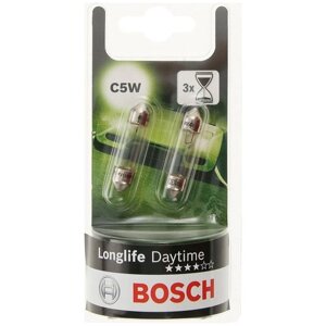 Лампа автомобильная Bosch C5W, 2 шт.