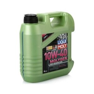 LIQUI MOLY 9060D фонарик в подарок. Масло моторное HC-синтетическое Molygen New Generation 10W40 API SL, ACEA A