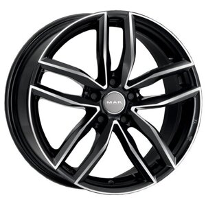 Литые колесные диски MAK Sarthe Black Mirror 8.5x19 5x112 ET42 D66.45 Чёрный глянцевый с полированной лицевой частью (F8590RHBM42WS2X)